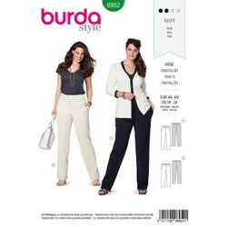 burda Schnitt 6952 "Hose große Größe"