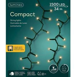 Led Lichterkette Compact 3.400 cm 1.500 Lichter klassisch warmweiß - Lumineo