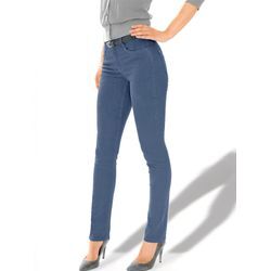 Slim-fit-Jeans ASCARI Gr. 36, Normalgrößen, blau (jeansblau) Damen Jeans