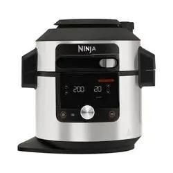 Ninja Multikocher 7 5 Liter 12 Garfunktionen Smart Lid edelstahl OL650EU