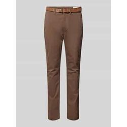 Slim Fit Chino mit Gürtel