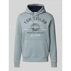 Regular Fit Hoodie aus Baumwoll-Mix mit Logo Print