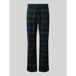 Regular Fit Pyjama-Hose aus reiner Baumwolle