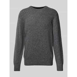 Regular Fit Pullover aus Tweedgarn