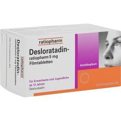 Desloratadin-Ratiopharm 5 mg Filmtabletten 100 ST