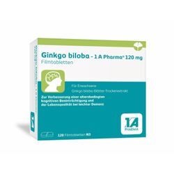 Ginkgo Biloba - 1 A Pharma 120 mg Filmtabletten 120 ST