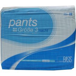 Param Pants Basis Nacht Gr.iii 20 ST