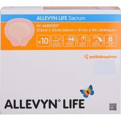 Allevyn Life Sacrum Groß Silikonschaumverband 10 ST