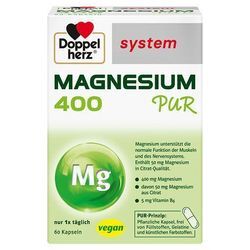 Doppelherz Magnesium 400 Pur System 60 ST