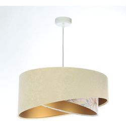 Licht-erlebnisse - Hängelampe Stoff d: 50 cm rund h: max. 102 cm E27 Modern Pendelleuchte