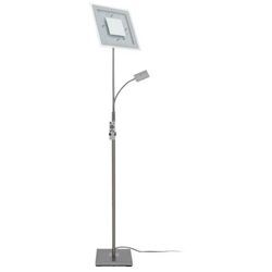 LED-Deckenfluter eckig Stehleuchte Standlampe h 1,8 m Fernbedienung - Livarno Lux