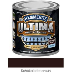 Metall-Schutzlack Ultima glänzend Schokoladenbraun ral 8017 250ml 5379704BaDe - Hammerite