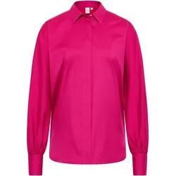 Blusenshirt in pink unifarben, pink, 38