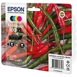 Epson 503XL Original Tintenpatrone C13T09R64010 Schwarz, Cyan, Magenta, Gelb