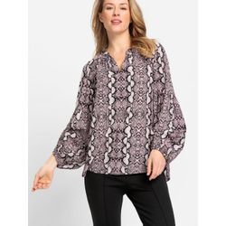 Olsen Bluse Damen Viskose bedruckt, rosa