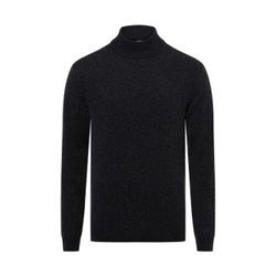 James Strickpullover mit Cashmere-Anteil Herren Wolle, anthrazit