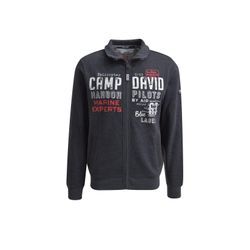 Camp David Sweatjacke - Gr. XL anthrazit melange