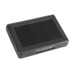 Eosnow 28 in 1 PP-Kunststoff-Spielkartenetui, Kartuschen-Aufbewahrungsbox für Nintendo 3DS DSL DSI LL, Schwarz