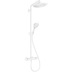 Hansgrohe - Croma Select s - Duschsäule Showerpipe 280 mit Thermostatbatterie, weißmatt 26890700