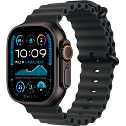 Smartwatch APPLE "Watch Ultra 2 (2024) GPS + Cellular", schwarz, Smartwatches, 49mm, Cellular, One-Size, Ocean, Topseller