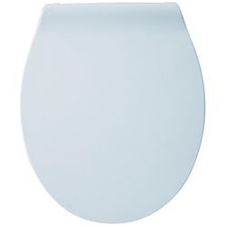 WC-Sitz SANOTECHNIK "SLIM", weiß, B:5cm, Duroplast, Polyvinylchlorid (PVC), WC-Sitze, mit Softclose-Funktion