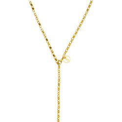 Y-Kette PURELEI "Schmuck Geschenk Pure, 2110", gold (gelbgoldfarben), Halsketten, Damen, Edelstahl, L: 60cm