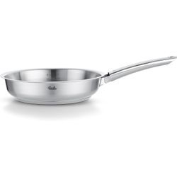 Bratpfanne FISSLER "Fissler Pure Collection Pfanne 20cm", silber (silberfarben), B:26,5cm H:10cm L:45cm Ø:24cm, Pfannen, Superthermic Boden, backofengeeignet (bis 230C), Made in Germany