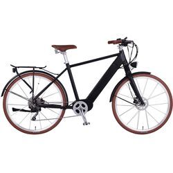 E-Bike EGO MOVEMENT "Classic 25 Cäsar Herren 54 cm Schwarz 28"" Gr. 54, schwarz, E-Bikes, 54cm, 28 Zoll (71,12cm), Pedelec, Elektrofahrrad für Damen u. Herren