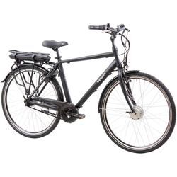 E-Bike TRETWERK "Mystic" Gr. 53, schwarz (schwarz matt), E-Bikes, 53cm, 28 Zoll (71,12cm), Pedelec, Elektrofahrrad für Damen u. Herren