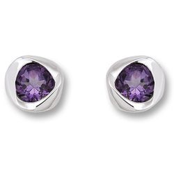 Paar Ohrhänger ONE ELEMENT "Amethyst Ohrringe Ohrstecker aus 925 Silber", silber, Ohrringe, Damen, Damen, Silber 925 (Sterlingsilber), Damen Silber Schmuck