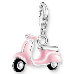 Charm-Einhänger THOMAS SABO "Vespa, 1937-041-7, 1992-007-9" Charms rosa (silberfarben, rosa, schwarz) Damen