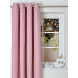 Vorhang HEINE HOME Gr. 3, rosa (rose), B:140cm H:225cm, Polyester, Gardinen