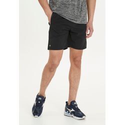 Shorts VIRTUS "BLAG V2 M Hyper", Herren, Gr. L, US-Größen, schwarz, 87% Polyester, 13% Elasthan, unifarben, casual, kurz, Hosen, mit atmungsaktivem 4 Wege-Funktionsstretch