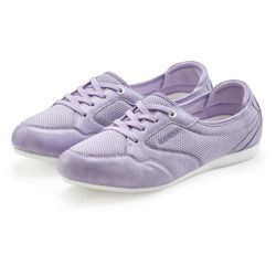 Sneaker LASCANA Gr. 35, lila (flieder) Damen Schuhe Freizeitschuh, Halbschuh in modischer Mesh-Optik VEGAN