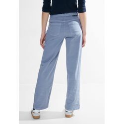 Gerade Jeans CECIL, Damen, Gr. 32, Länge 30, blau (tranquil blouse blau), Jeans, 92% Baumwolle, 6% Elastomultiester, 2% Elasthan, unifarben, casual, lang, Jeans, High Waist