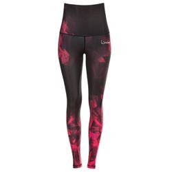 Leggings WINSHAPE "Functional Power Shape HWL102" Gr. L, Normalgrößen, rot (rubin) Damen Hosen High Waist mit Bauch-Weg-Effekt