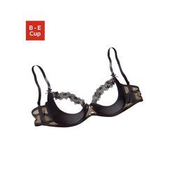 Büstenhebe PETITE FLEUR GOLD, Damen, Gr. 70, Cup E, schwarz, Spitze, Obermaterial: 90% Polyamid, 10% Elasthan, sexy, BHs BH Bügel-BH Büstenhebe Hochzeitsdessous Hochzeitswäsche Reizwäsche Spitzen-BH Spitzenwäsche Schalen-BH, mit Bügel und leicht wattierten Schalen, sexy Dessous, Reizwäsche