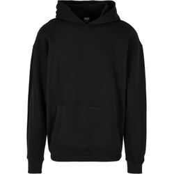 Kapuzensweatshirt URBAN CLASSICS "Urban Classics Herren Hood Embroidery Hoody" Gr. L, schwarz Herren Sweatshirts