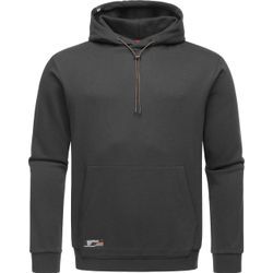 Kapuzenpullover RAGWEAR "Arrwen" Gr. XXL (56), grau (dunkelgrau) Herren Pullover Gemütlicher Hoodie mit verstellbarer Kapuze