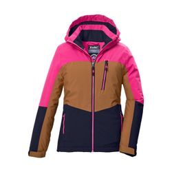 Funktionsjacke KILLTEC "KOW 354 GRLS JCKT", Kinder, Gr. 116, braun, Oberstoff: 100% Polyester, Futter: 100% Polyester, Wattierung: 100% Polyester, sportlich, Jacken