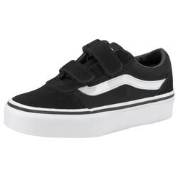 Sneaker VANS "Ward V" Gr. 33, schwarz Schuhe Klettschuh Sneaker low Skaterschuh mit Klettverschluss