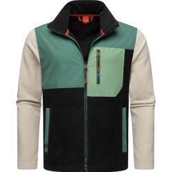 Fleecejacke RAGWEAR "Flettcher" Gr. L (52), grün Herren Jacken Basic Plüschjacke