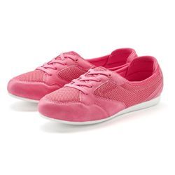 Sneaker LASCANA Gr. 35, pink Damen Schuhe Freizeitschuh, Halbschuh in modischer Mesh-Optik VEGAN