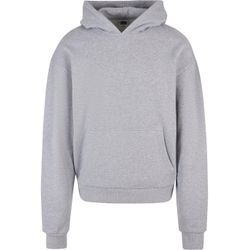 Sweatshirt URBAN CLASSICS "Urban Classics Herren Ultra Heavy Hoody", Herren, Gr. L, grau, 100% Baumwolle, unifarben, Langarm, Sweatshirts