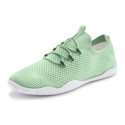 Sneaker LASCANA Gr. 36, grün (mintgrün) Damen Schuhe Halbschuh Freizeitschuh, Slipper, Slip-On-Sneaker Unisex VEGAN