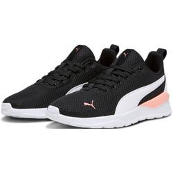 Sneaker PUMA "ANZARUN LITE" Gr. 38, schwarz (puma schwarz, puma weiß, peach smoothie) Schuhe