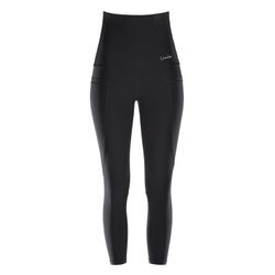 Leggings WINSHAPE "Functional Power Shape 7/8-Tights HWL314" Gr. M, Normalgrößen, schwarz Damen Hosen High Waist mit praktischen Taschen