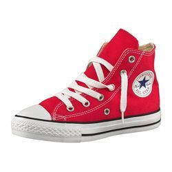 Sneaker CONVERSE "Kinder Chuck Taylor Hi", Gr. 27, rot, Textil, retro, Schuhe Skaterschuh Sneakerboots Sneaker high Canvassneaker, für Kinder