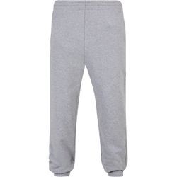 Stoffhose URBAN CLASSICS "Urban Classics Herren Ultra Heavy Sweatpants", Herren, Gr. L, US-Größen, grau, 100% Baumwolle, unifarben, loose fit, Hosen