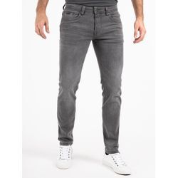 Slim-fit-Jeans PEAK TIME "Mailand" Gr. 30, Länge 34, grau (hellgrau) Herren Jeans 5-Pocket-Jeans mit super hohem Stretch-Anteil